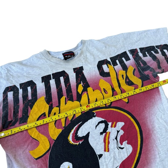 90s Magic Johnson Vintage Florida State University AOP Graphic Tee Shirt College - Picture 11 of 13